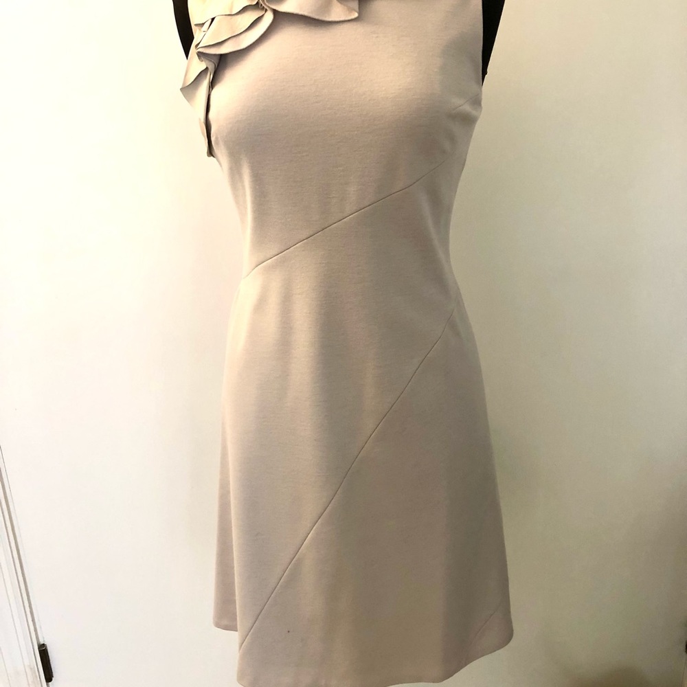 Elie Tahari Cream Knit Dress